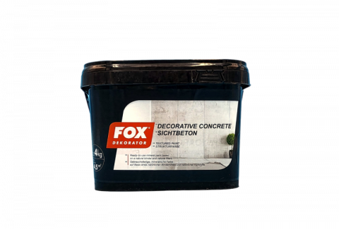 FOX BETON DECORATIVE, mineralischer Putz 4 KG